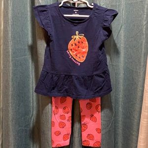 Girls strawberry set